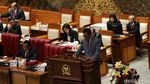 Suasana Paripurna DPR, Hanya 57 Anggota Hadir Secara Fisik