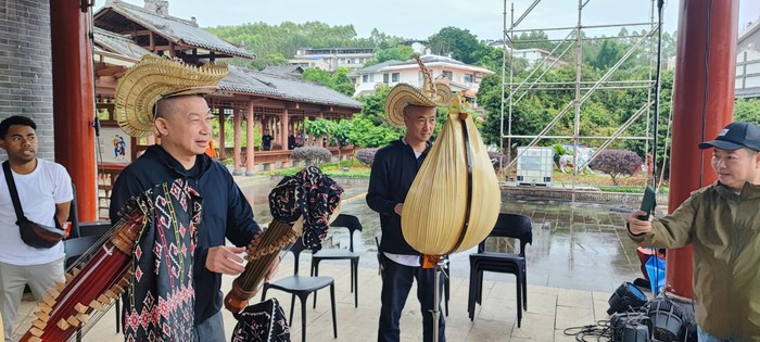 Tim Sasando Indonesia dalam pertukaran budaya di China