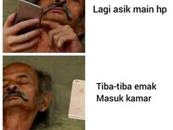 10 Meme Kelakuan Emak yang Suka Bikin Kangen