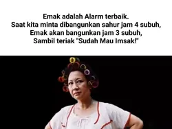 10 Meme Kelakuan Emak yang Suka Bikin Kangen