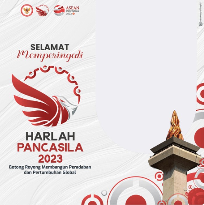 Hari Lahir Pancasila jatuh pada 1 Juni 2023. Dalam rangka peringatannya, ada sederet twibbon Hari Lahir Pancasila 2023 untuk dipakai 1 Juni. Cek di sini!