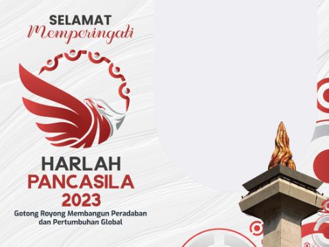 Hari Lahir Pancasila jatuh pada 1 Juni 2023. Dalam rangka peringatannya, ada sederet twibbon Hari Lahir Pancasila 2023 untuk dipakai 1 Juni. Cek di sini!