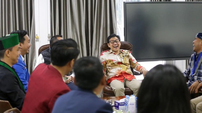 Cak Imin menerima audiensi organisasi kemahasiswaan Cipayung Plus.