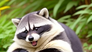 Halo rakun.... Foto: Brightside