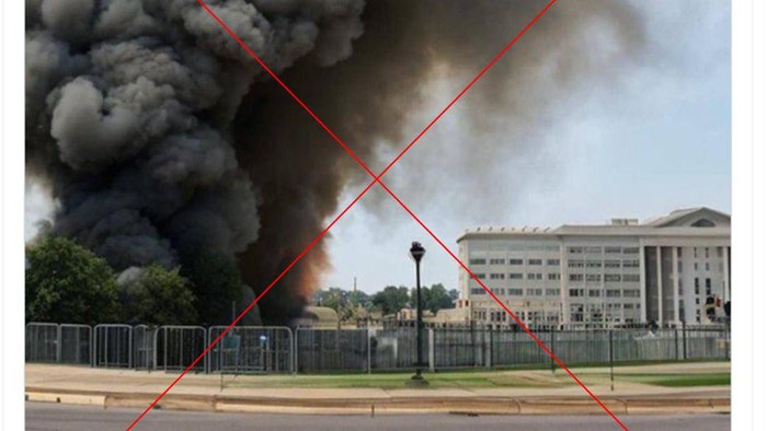 Foto Palsu Ledakan di Gedung Pentagon Buatan AI