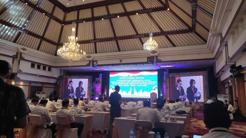 Ratpat kerja teknis (Rekernis) jajaran Reserse Narkoba salah satu hotel di Kelurahan/Kecamatan Kuta, Kabupaten Badung, Rabu (24/5/2023).