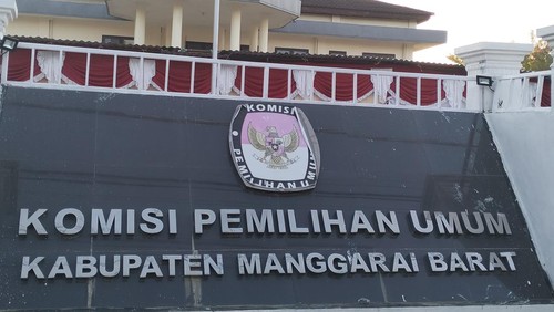 Kantor KPU Kabupaten Manggarai Barat.