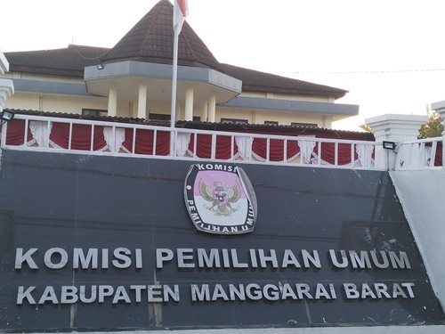 Kantor KPU Kabupaten Manggarai Barat.