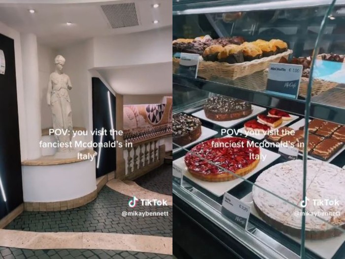 Gerai McDonalds yang mewah di Italia