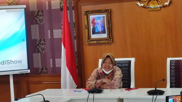 Menteri Sosial Tri Rismaharini (Wilda-detikcom)