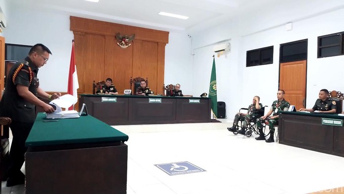 Oditur Tolak Pledoi Sertu Yalpin dan Pratu Rian.