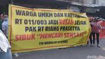 Potret Ruko Makan Jalan di Pluit Dibongkar Diwarnai Aksi Demo