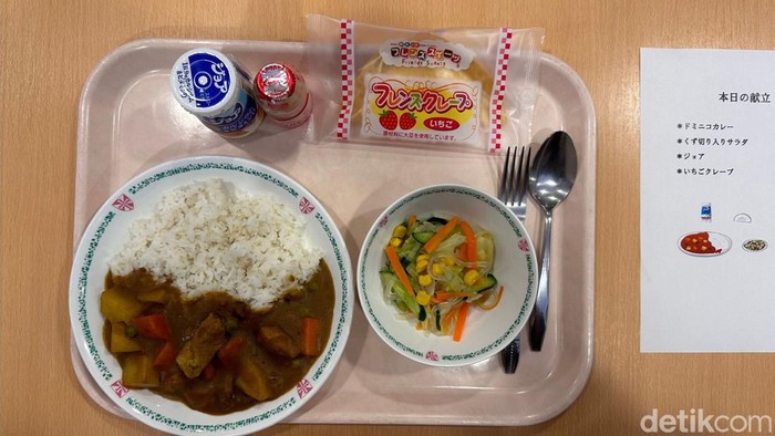 Mengintip Menu Makan Siang Anak SD di Jepang, Diatur Ketat Ahli Gizi