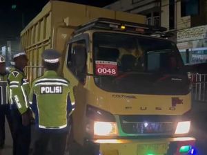 10 Truk Batu Bara Pelat Nomor Luar Jambi yang Masih Beroperasi Diamankan