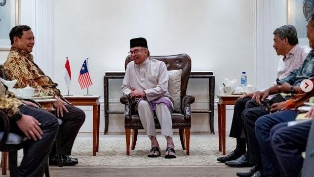 Prabowo bertemu dengan Anwar ibrahim