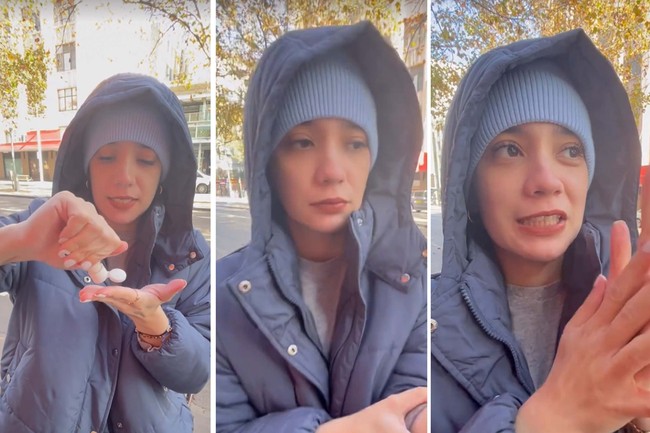 Di akun Instagram Story, wanita keturunan Italia, Indonesia dan Tionghoa itu tampak menggunakan beanie hat bahan rajut dan jaket kupluk untuk menutupi bagian rambutnya. Putri Anne terlihat sedang menikmati masa liburannya. Foto: Dok. Instagram @anneofficial1990.