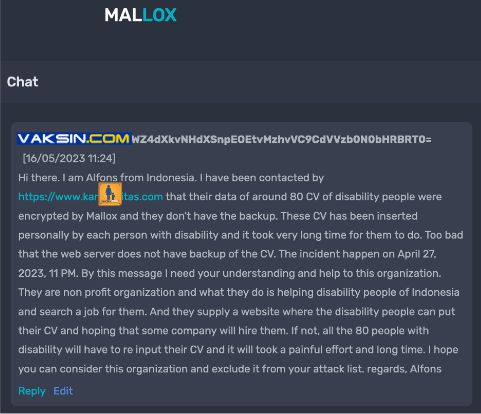 Ransomware Alfons