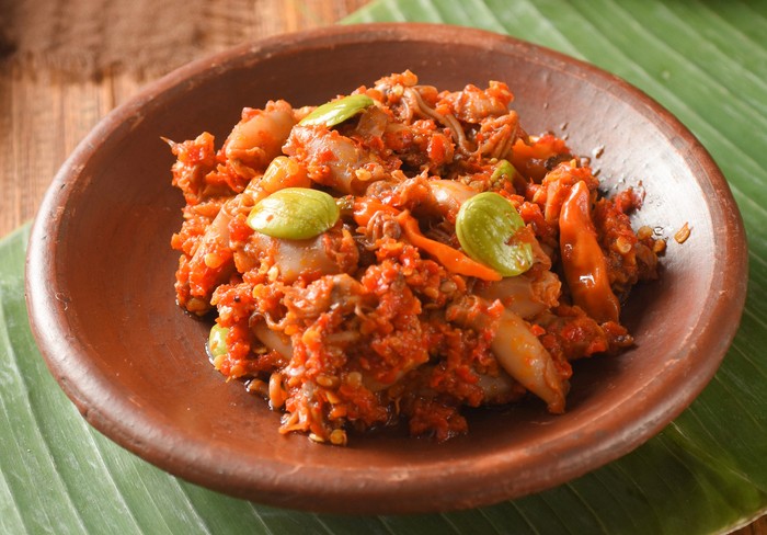 Resep Sambal Cumi Asin dan Pete