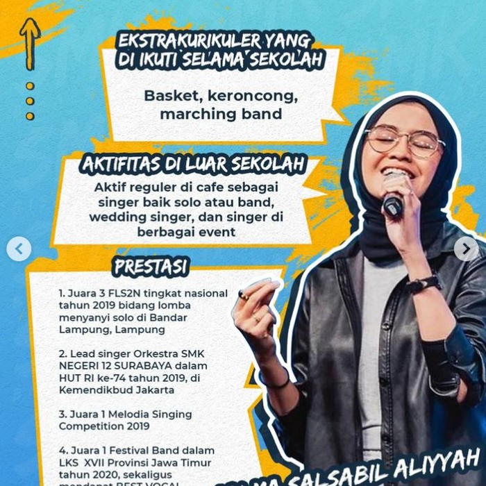 Salma Indonesian Idol lulusan SMKN 12 Surabaya