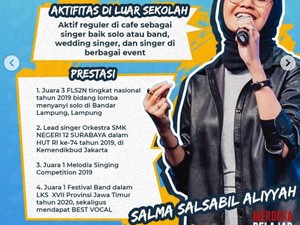 Salma Idol 2023, Lulusan SMKN 12 Surabaya yang Berprestasi sejak Sekolah