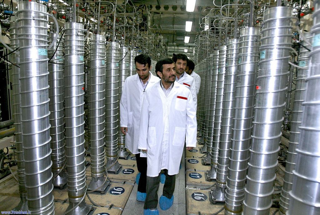 Situs bawah tanah baru nuklir Iran. (AP/Kazem Ghane)