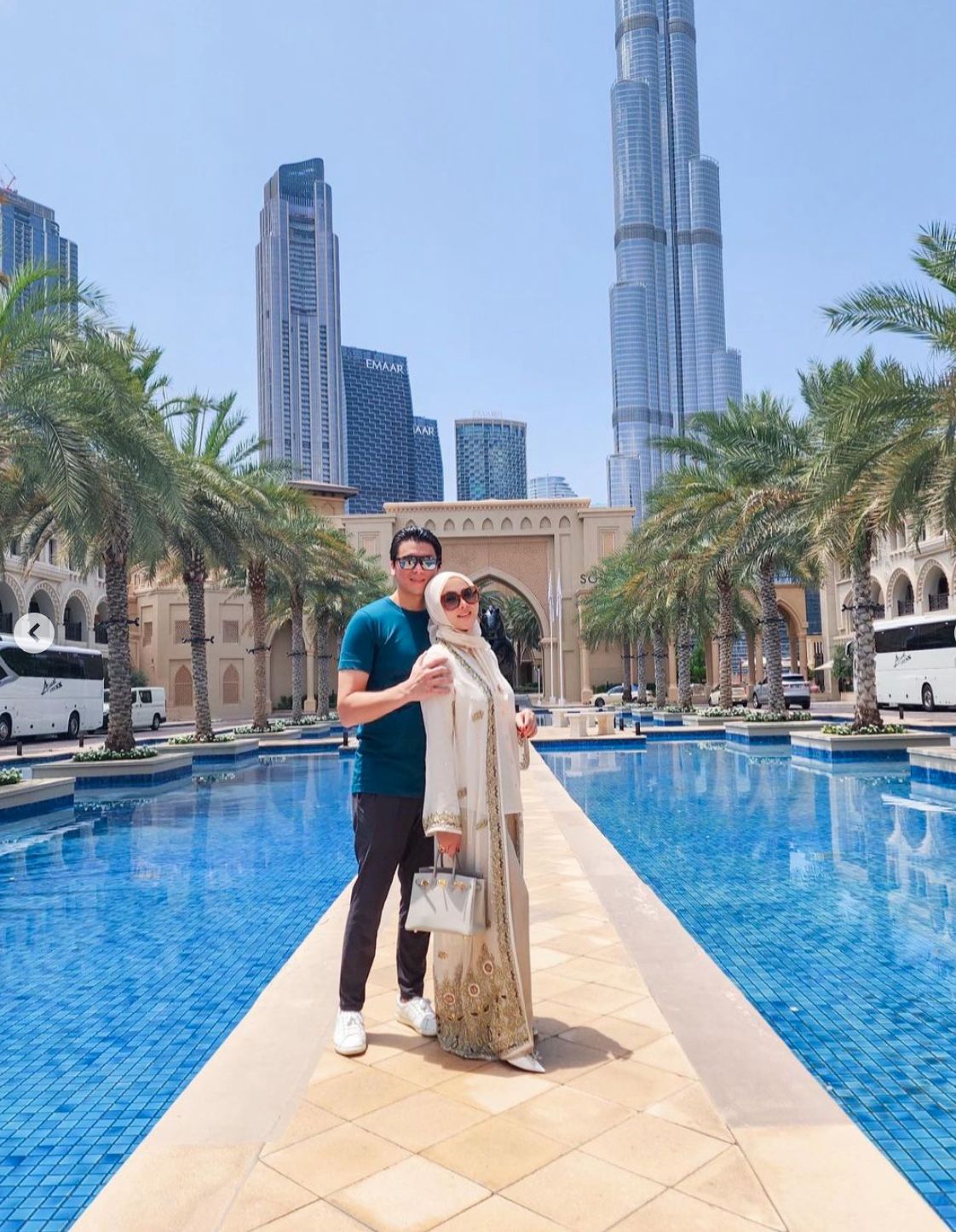 Syahrini Liburan ke Dubai bareng Reino Barack