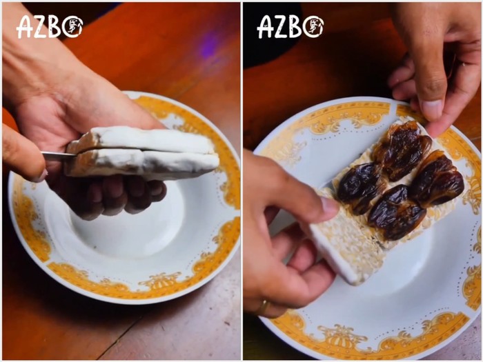 Sandwich tempe mentah