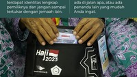 Detikers pertama harus membawa identitas jemaah haji dan orientasi lokasi hotel. Foto: Fuad Hasyim/detikHikmah