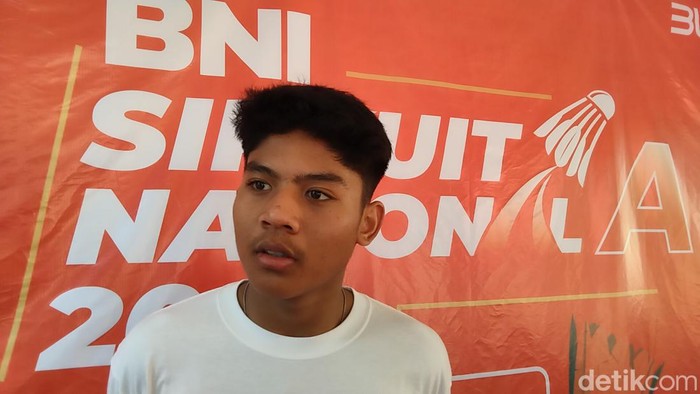 Ubed usai pertandingan BNI Sirnas A 2023 Surabaya.