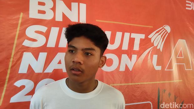 Ubed usai pertandingan BNI Sirnas A 2023 Surabaya.