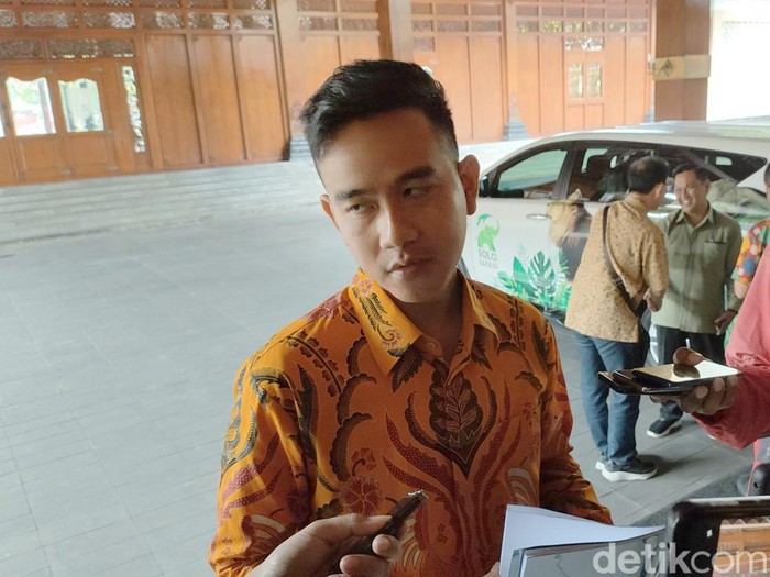 Wali Kota Solo Gibran Rakabuming Raka di Balai Kota Solo, Rabu (24/5/2023).