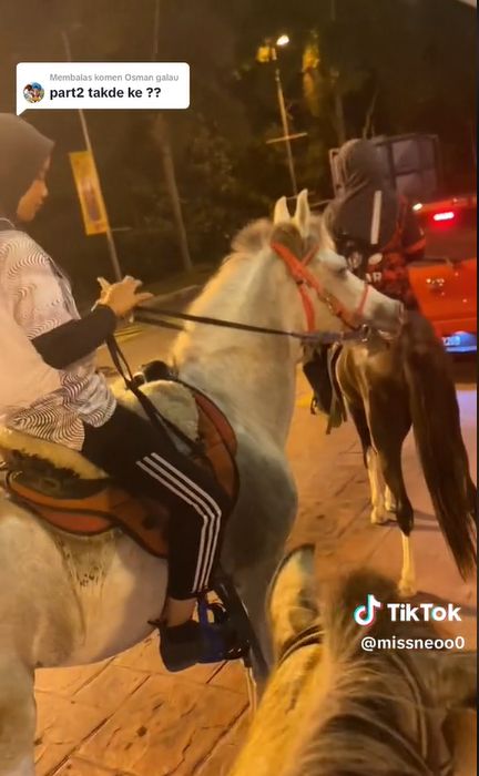 Wow! Tren Pesan Makanan via Drive Thru Pakai Kuda Ada di Malaysia