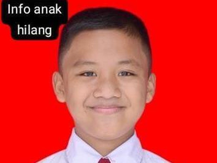 Bocah berumur 13 tahun bernama Bahtiar Ilham yang pergi dari rumah (dok Polsek Pasar Minggu)