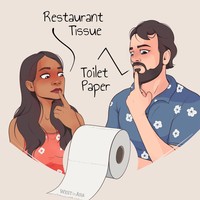 Sama-sama tissue, namun yang ada di pikiran orang Indonesia dan orang bule belum tentu sama. Bagi bule tissue gulung seperti itu merupakan tissue toilet. Foto: Instagram/@westinasia