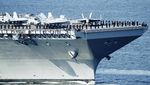 Ini Kapal Induk USS Gerald R Ford yang Dikerahkan AS Bantu Israel