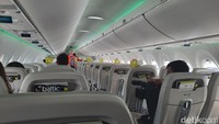 Meskipun begitu, pesawat ini mempunya jarak tempuh hingga 6.400 kilometer. Dengan badan yang langsing namun kekuatan jarak tempuhnya tinggi, pesawat ini dapat digunakan untuk penerbangan jarak jauh maupun dekat. Foto: (Putu Intan/detikcom)