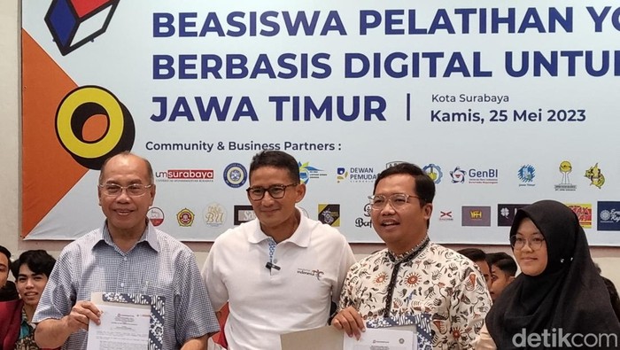 Menparekraf Sandiaga Uno kerjasama dengan UM Surabaya