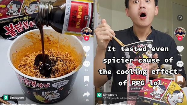 Racikan mie instan pakai obat batuk