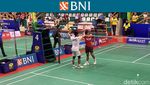 Foto Sengitnya Partai Moh. Zaki Ubaidillah Vs Bismo Raya Oktora
