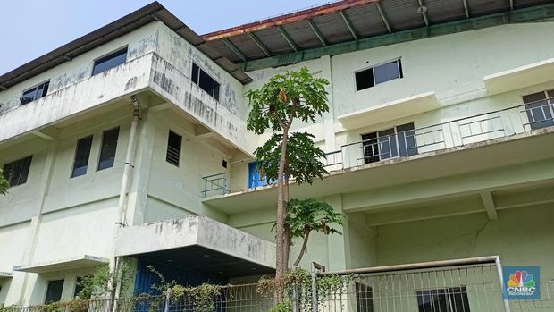 Pabrik-pabrik di kawasan Berikat Nusantara (KBN) di wilayah Jakarta Utara, Cilincing mulai masif meninggalkan ibu kota. (CNBC Indonesia/Ferry Sandi)