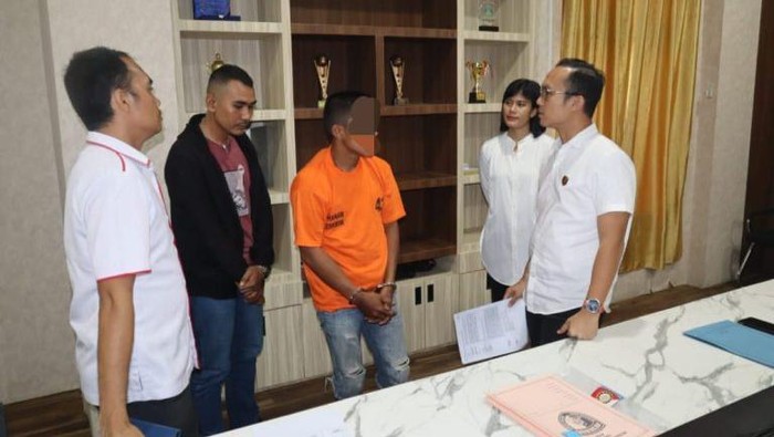 Pelaku pemerkosaan siswi di Kabupaten Deli Serdang.