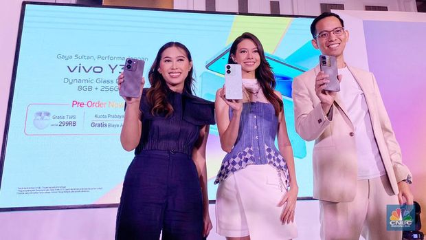 Peluncuran Vivo Y36. (CNBC Indonesia/Novina Putri Bestari)