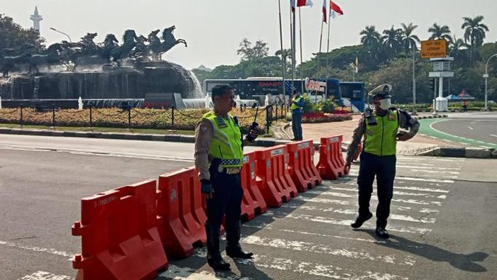 Waspada! Rekayasa Lalu Lintas di Sekitar Monas Berlaku Besok untuk Hari Bhayangkara