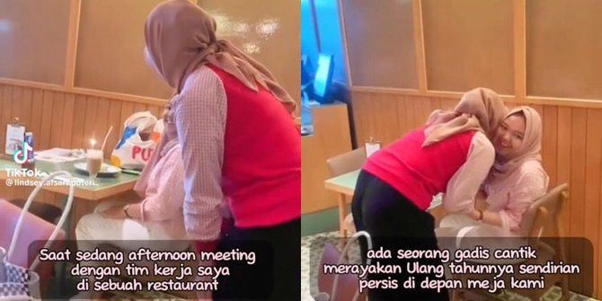 Rayakan ulang tahun seorang diri