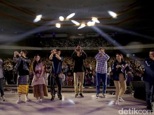 Seru! Sandiaga hingga Soegi Bornean Joget Asmalibrasi di #DemiIndonesia