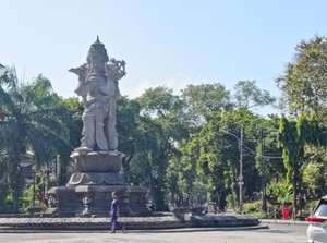 Pemeliharaan Patung Catur Muka Denpasar Telan Biaya Rp 200 Juta