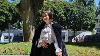 Kayla Seraphine Setiadipura, salah satu mahasiswa, menuturkan bahwa UAS ini dijalani mahasiswa DKV ITB angkatan 2021. Momen ini diabadikannya di akun Twitter @kayseraphine, Senin (22/5/2023) lalu. Foto: Kayla Seraphine Setiadipura
