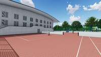 Desain Stadion Kebun Bunga Medan paca revitalisasi (Foto: Dok. Pemkot Medan)