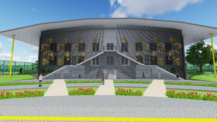 Desain Stadion Kebun Bunga Medan paca revitalisasi (Foto: Dok. Pemkot Medan) Desain Stadion Kebun Bunga Medan paca revitalisasi (Foto: Dok. Pemkot Medan)