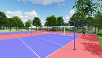 Lapangan tenis menjadi salah satu fasilitas olahraga yang akan dibangun di kawasan Stadion Kebun Bunga. (Foto: Dok. Pemkot Medan)